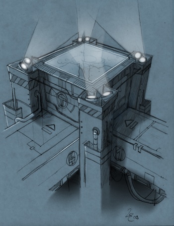 Timetravel Concept-Art building